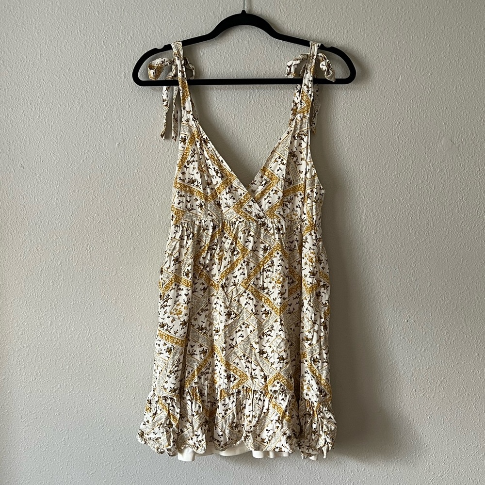 Floral Mini Sundress from Altar’d State Summer Casual Beach Date Sleeveless